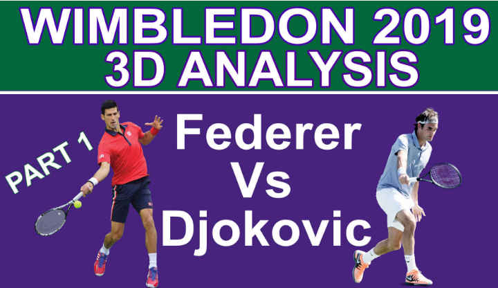 Federer Vs Djokovic 2019 Wimbledon 3D Match analysis