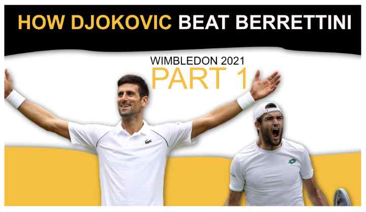 How Djokovic Beat Berrettini in the 2021 Wimbledon Final Part 1