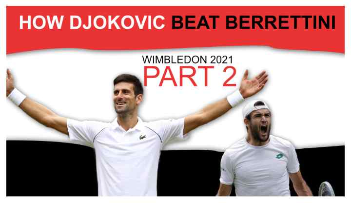 How Djokovic Beat Berrettini in the 2021 Wimbledon Final Part 2