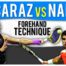 Carlos Alcaraz Vs Rafael Nadal: Forehand Technique Comparison