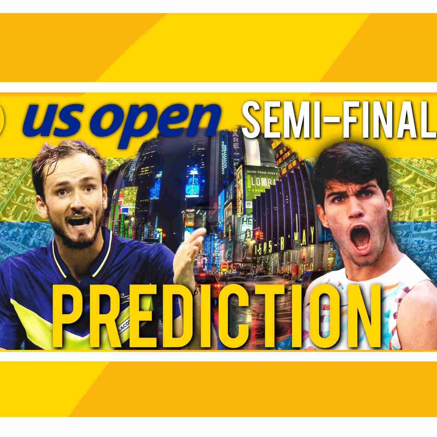 Carlos Alcaraz Vs Daniil Medvedev | US Open 2023 Semis | Preview and Prediction Podcast