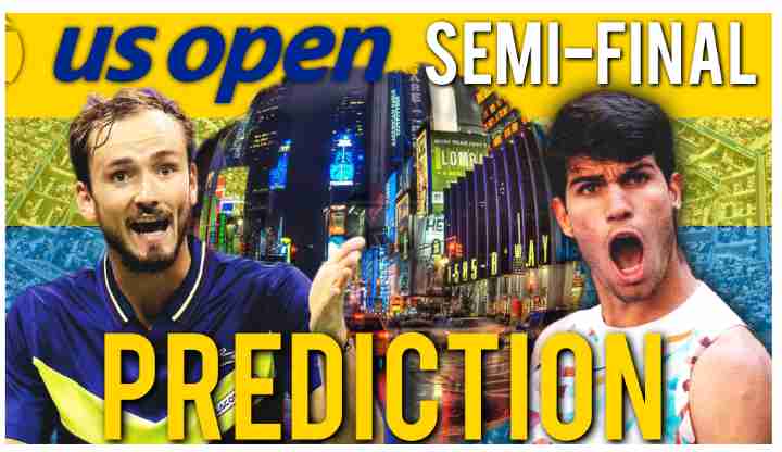 Carlos Alcaraz Vs Daniil Medvedev | US Open 2023 Semis | Preview and Prediction