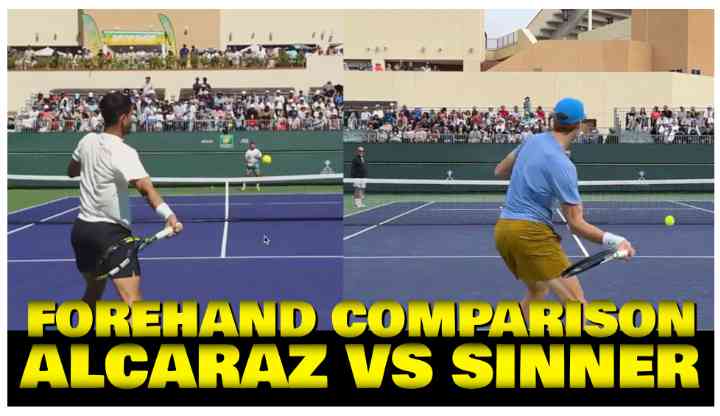 Jannik Sinner Vs Carlos Alcaraz: Forehand Technique Comparison