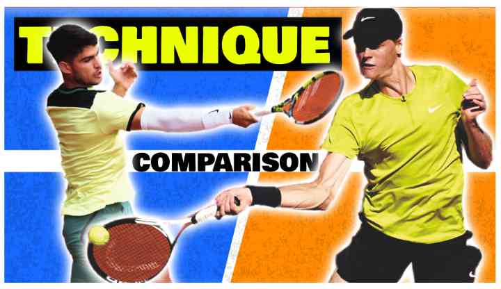 Jannik Sinner Vs Carlos Alcaraz: Forehand Technique Comparison